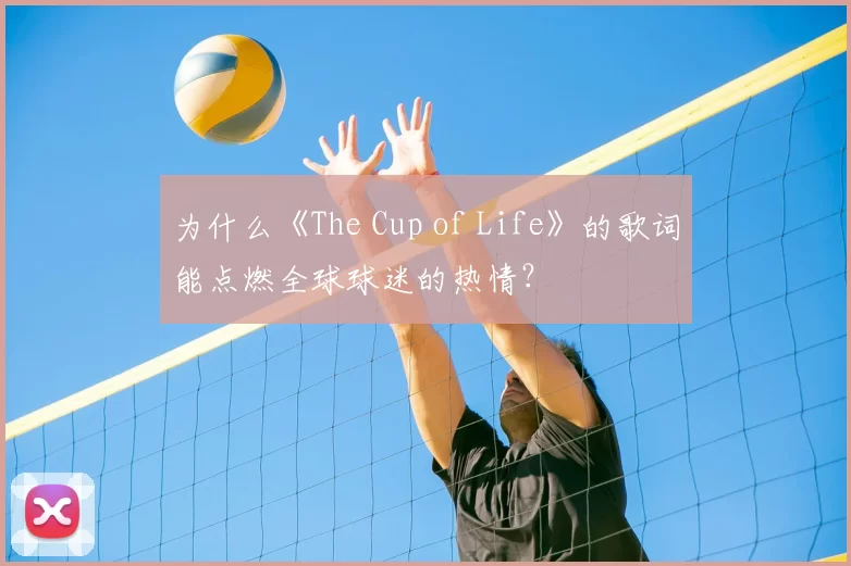 为什么《The Cup of Life》的歌词能点燃全球球迷的热情？