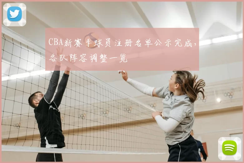 CBA新赛季球员注册名单公示完成，各队阵容调整一览