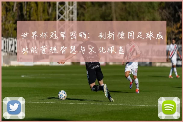 世界杯冠军密码:剖析德国足球成功的管理智慧与文化根基