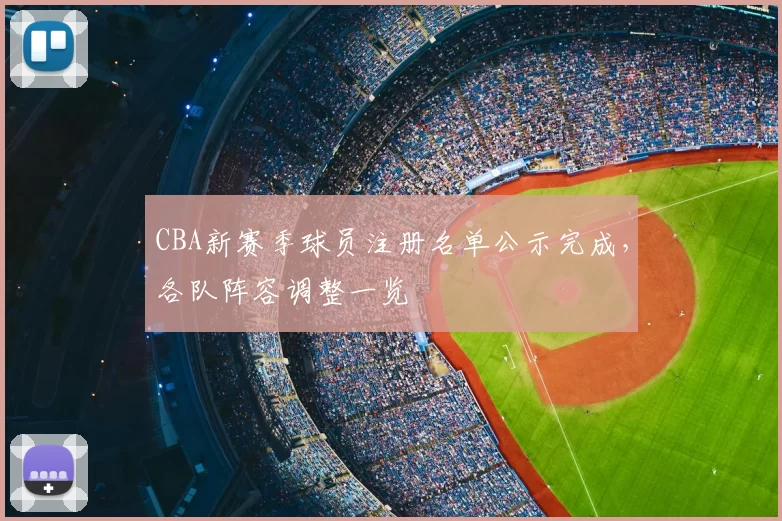 CBA新赛季球员注册名单公示完成，各队阵容调整一览